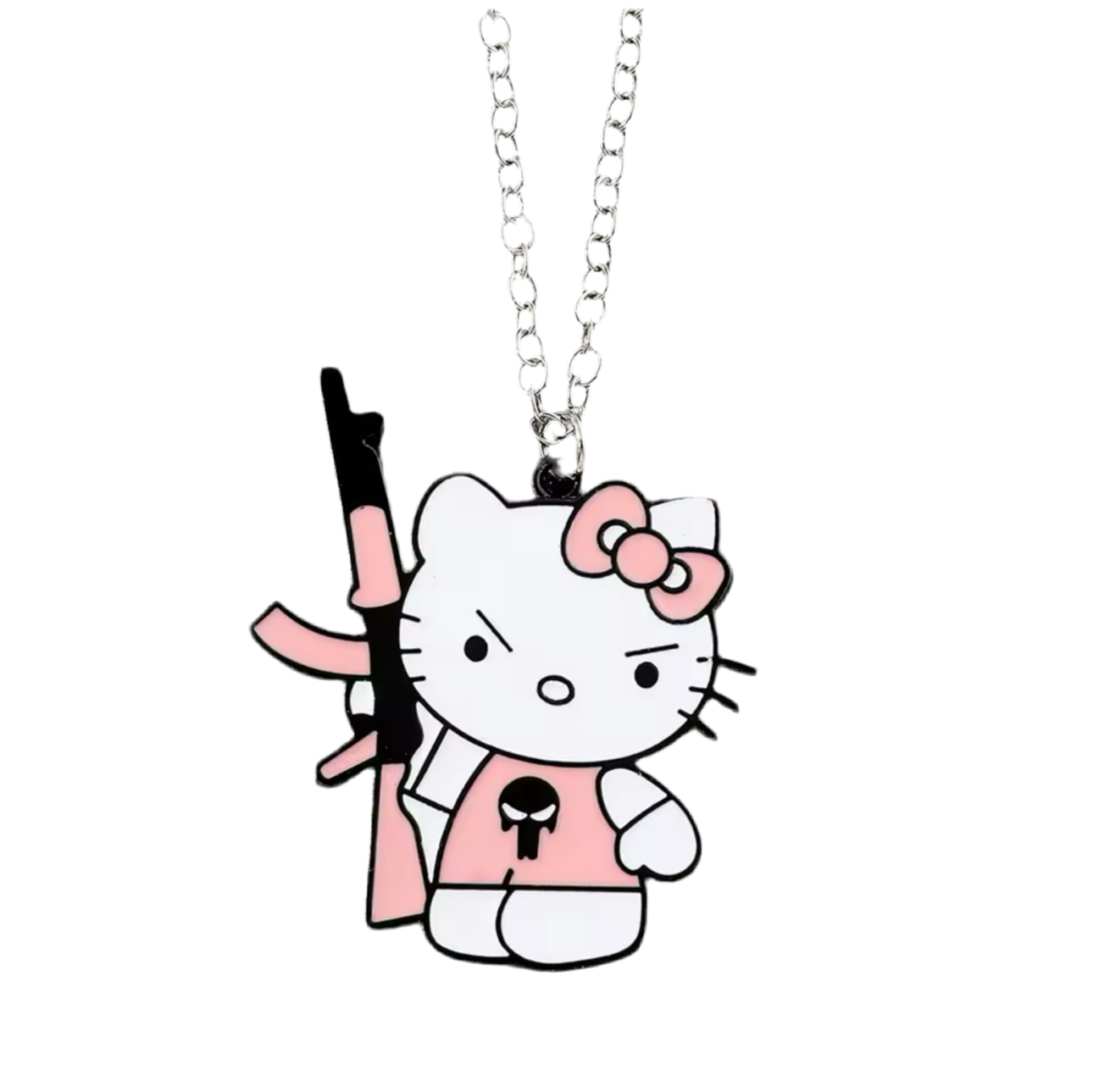Hello Kitty AK-47 Necklace
