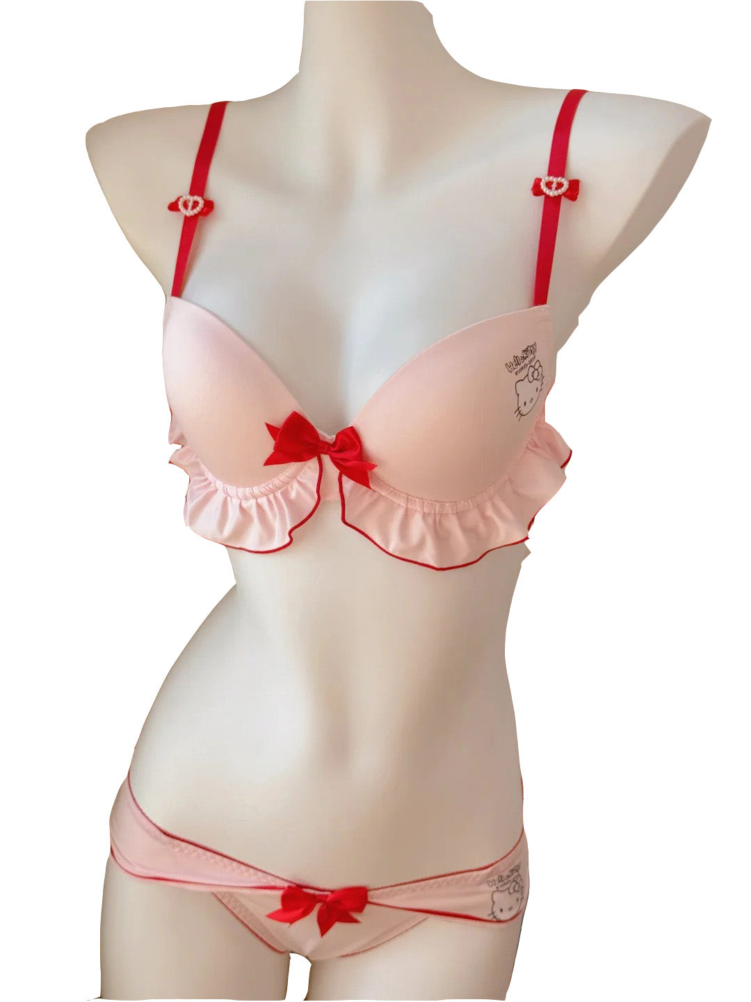 Hello Kitty Bra Panties Lingerie Set