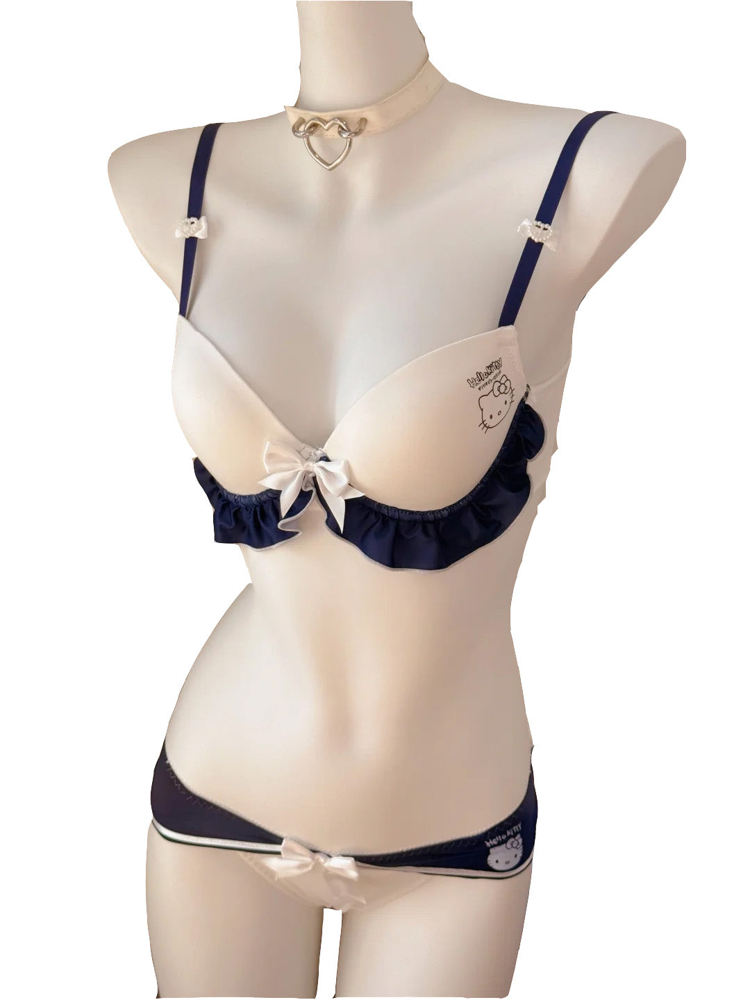 Hello Kitty Bra Panties Lingerie Set