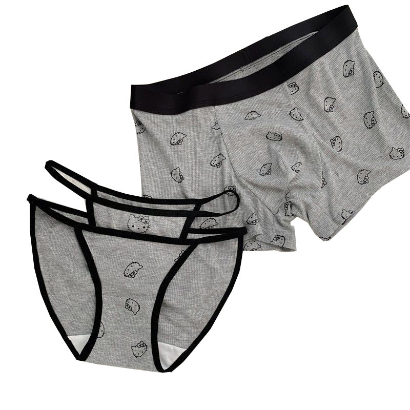 Hello kitty couples matching underwear Sets