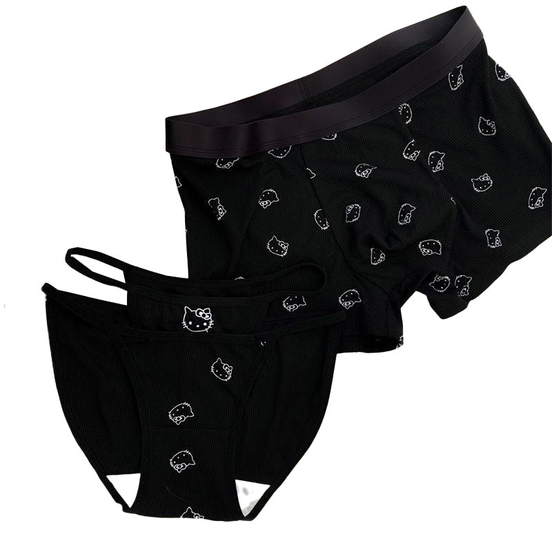 Hello kitty couples matching underwear Sets