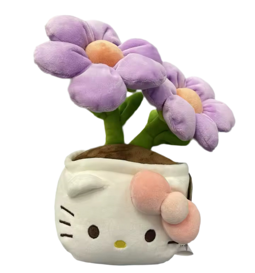 hello kitty flower plushie