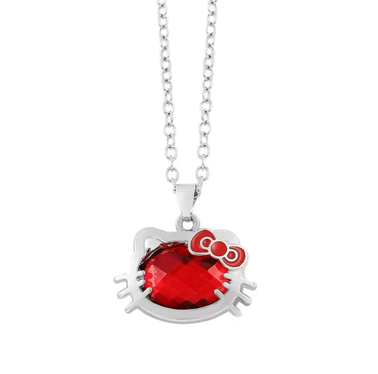Hello Kitty Ruby Charm Necklace
