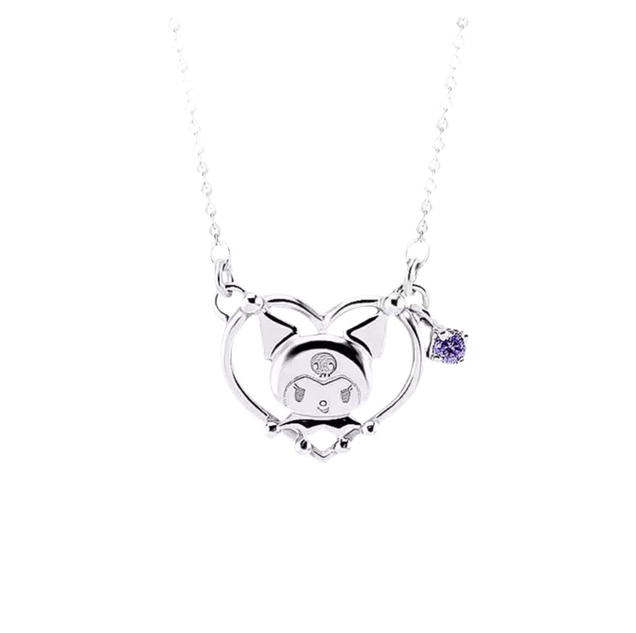 Kuromi Purple Charm Necklace