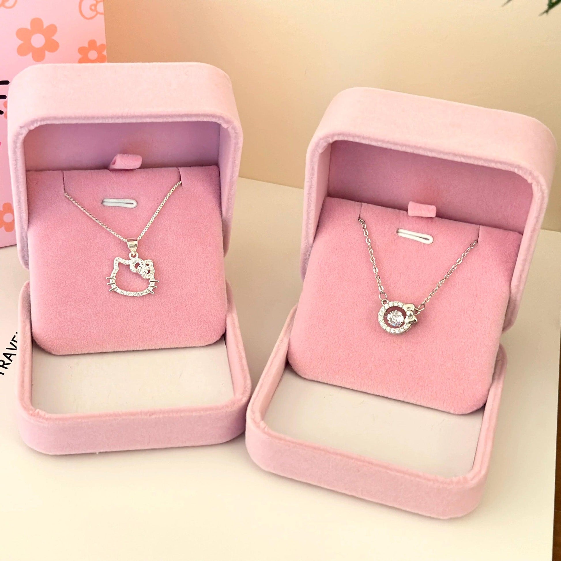 Shimmer Kitty Necklace Pendant