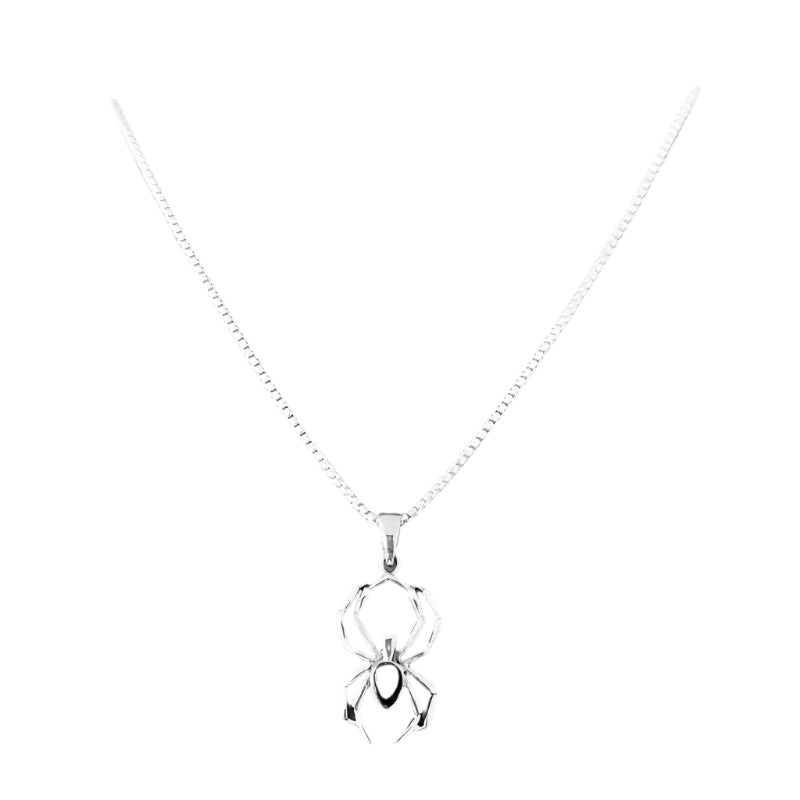 Shimmer Spider Necklace Pendant
