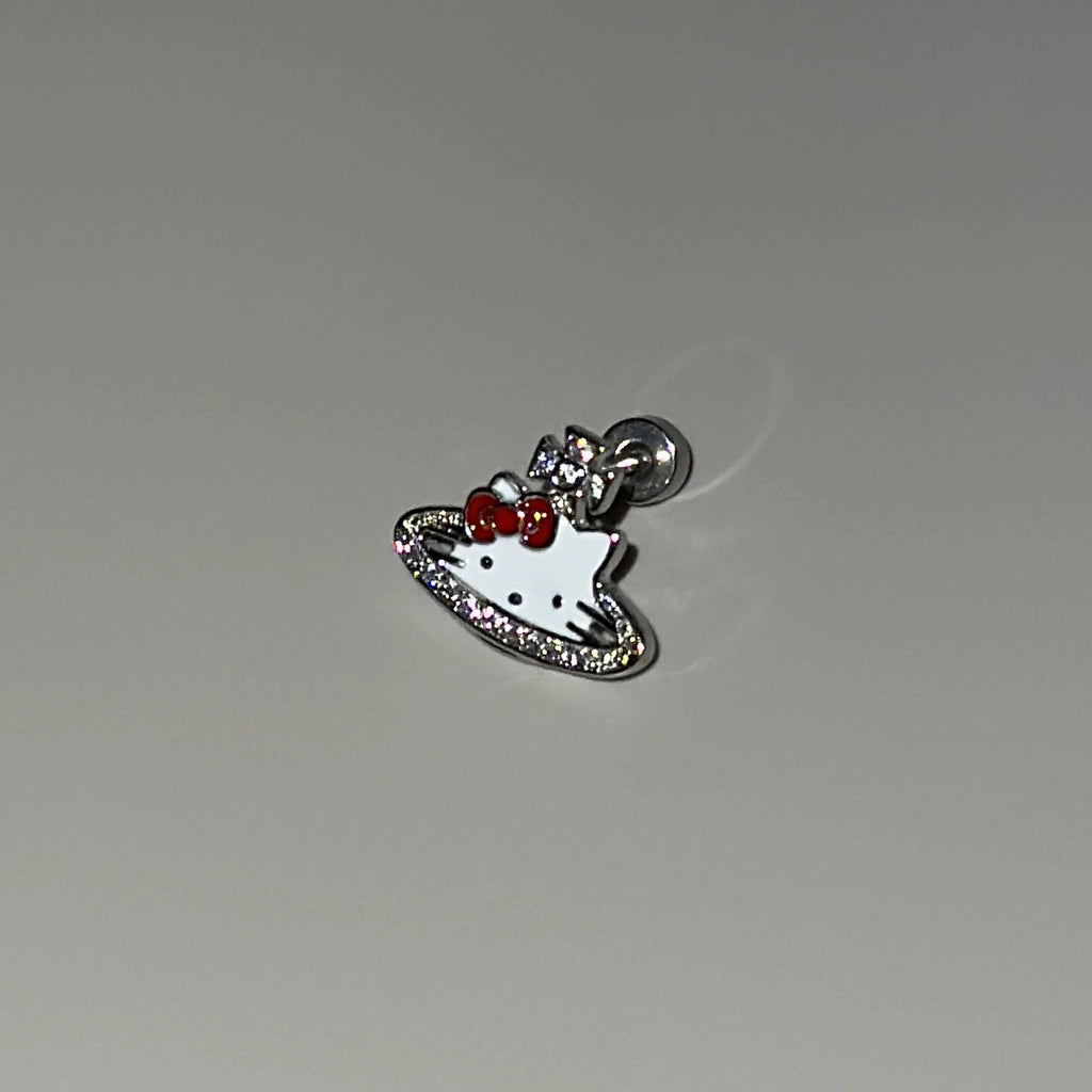 Kitty Saturn Earrings