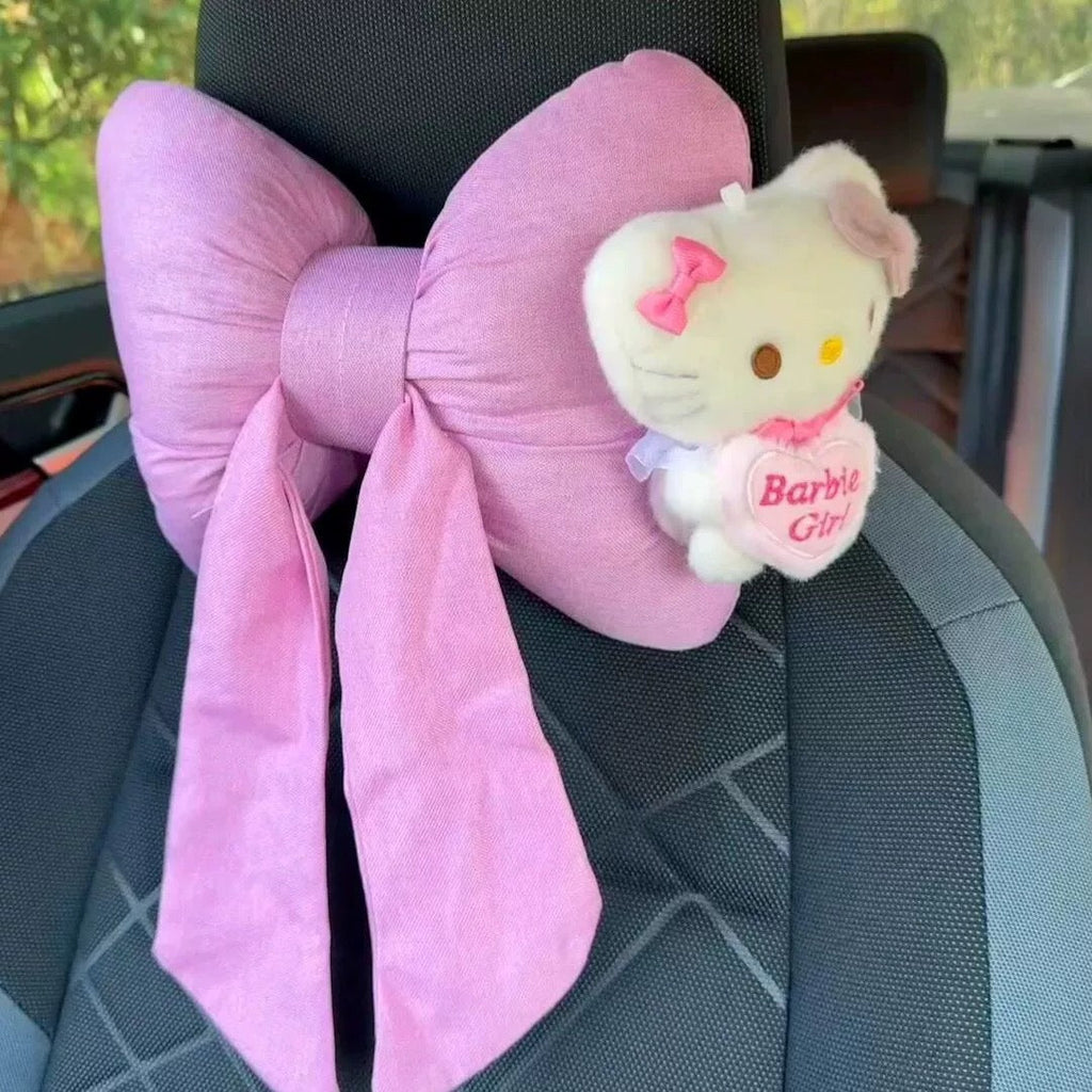 Hellokitty plush luxury neck cushion