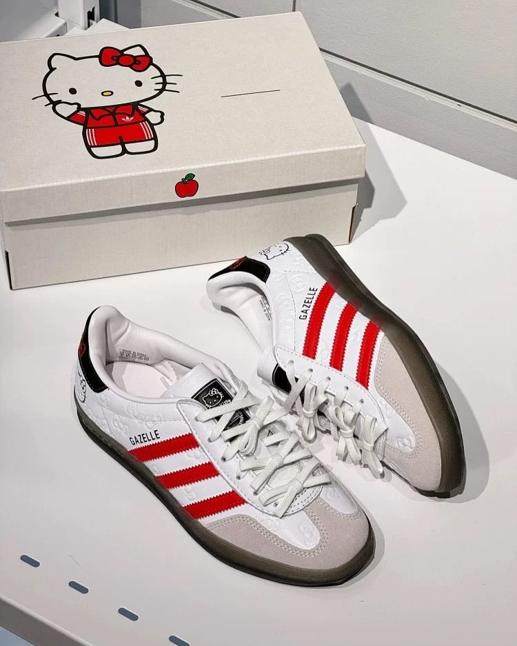 Kitty red stripe gazelles