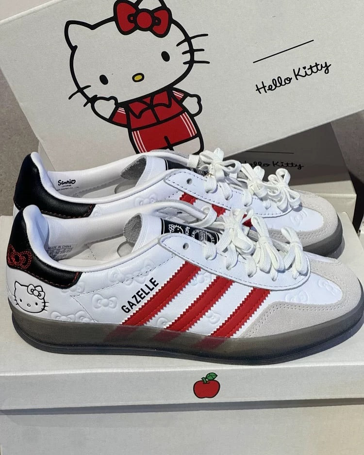 Kitty red stripe gazelles