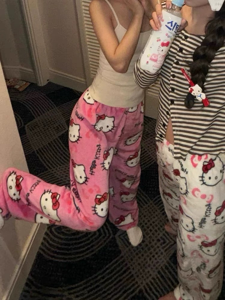 Pink Classic Kitty Pj’s