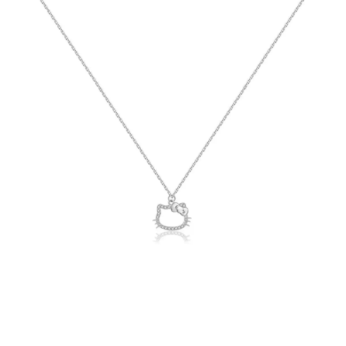 Shimmer Kitty Necklace Pendant