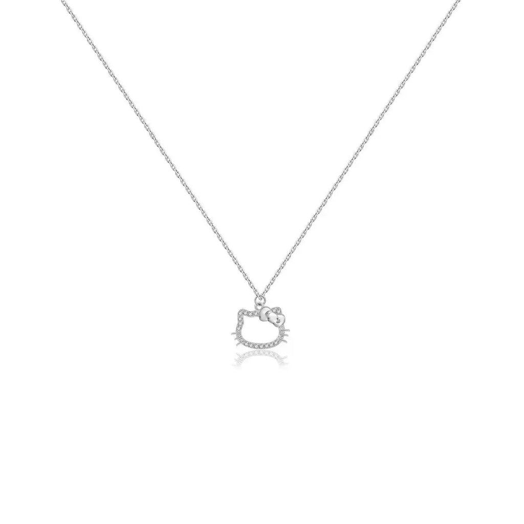 Shimmer Kitty Necklace Pendant