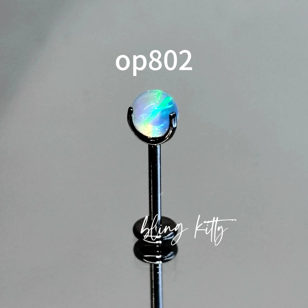 Opal helix piercing Earring Stud