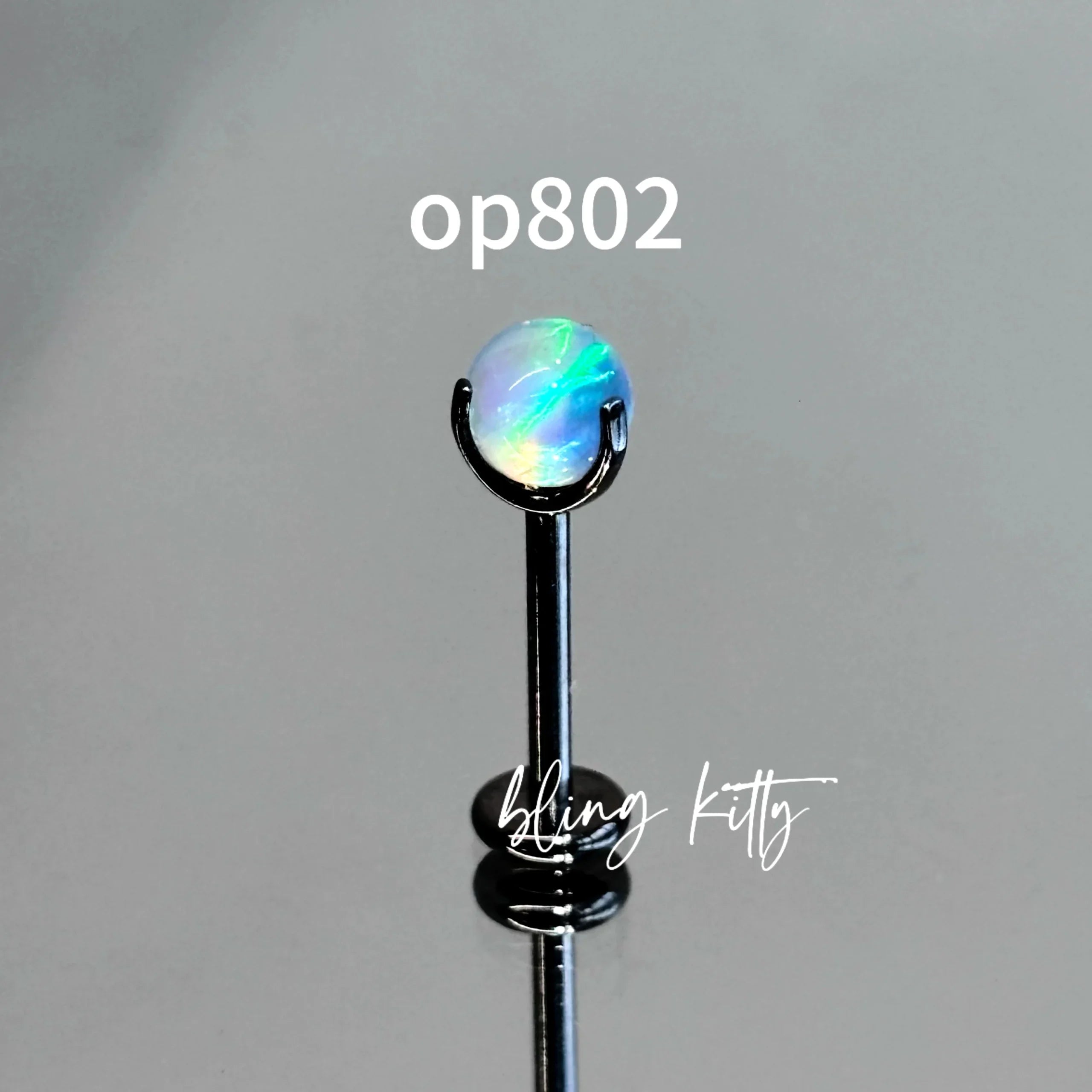 Opal helix piercing Earring Stud