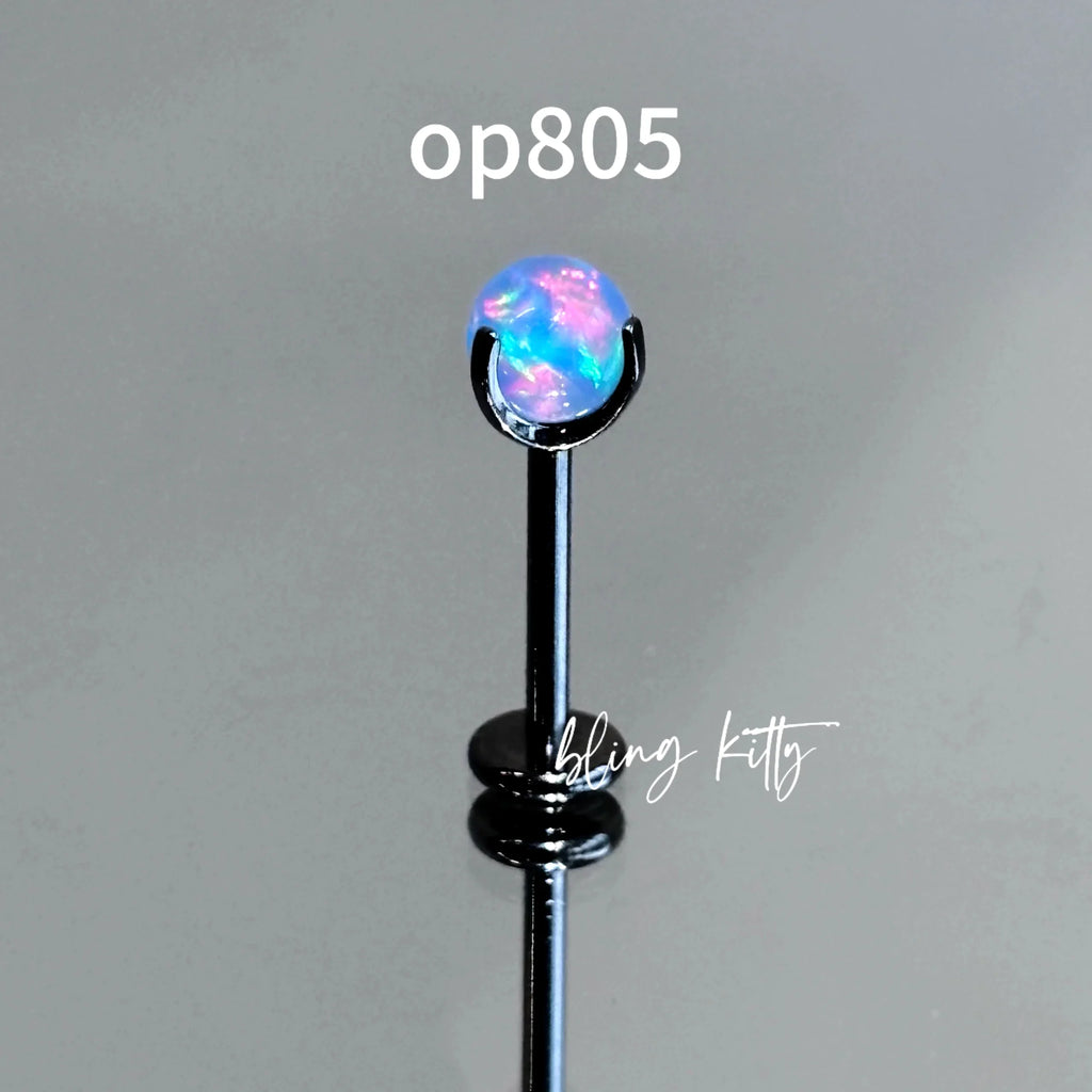 Opal helix piercing Earring Stud