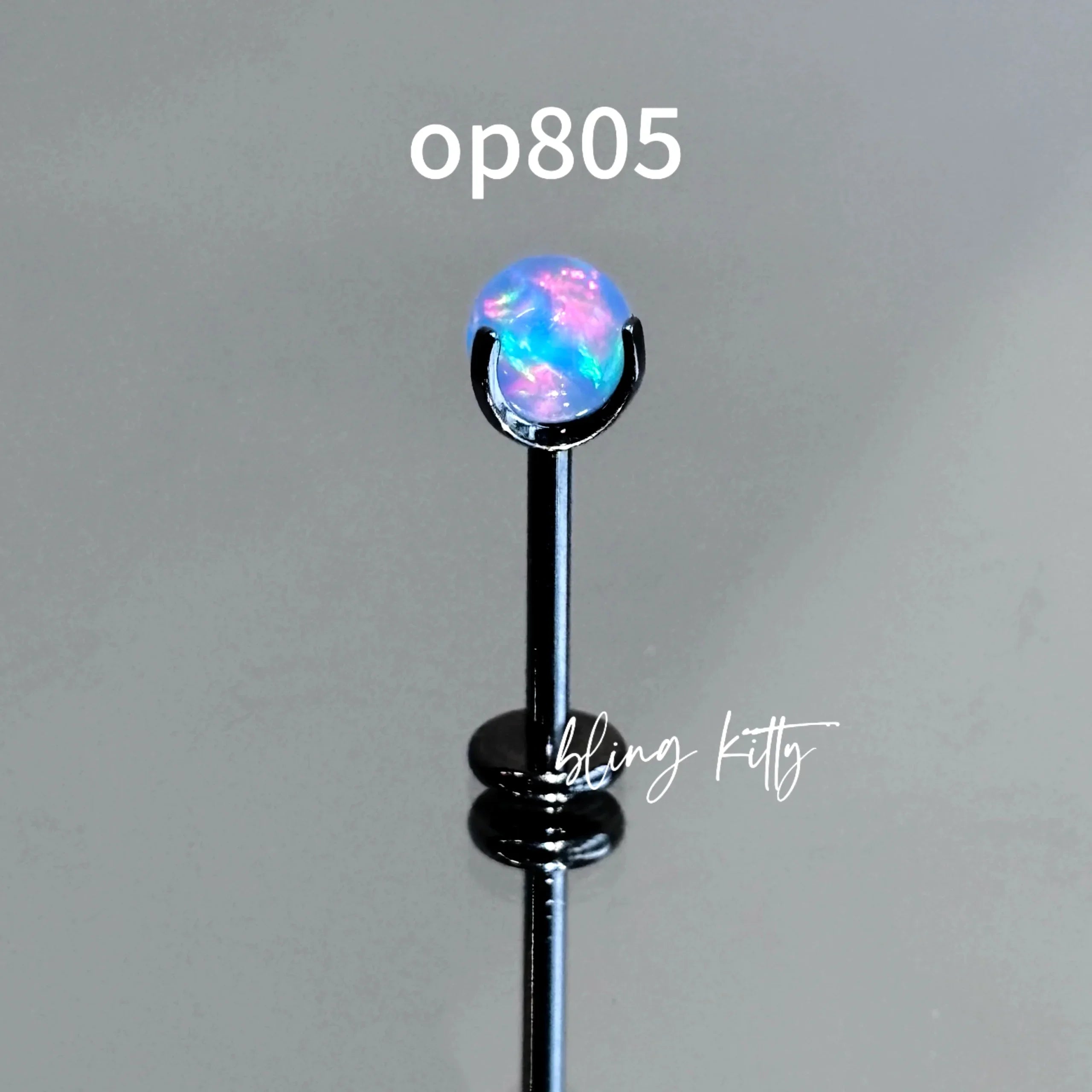 Opal helix piercing Earring Stud