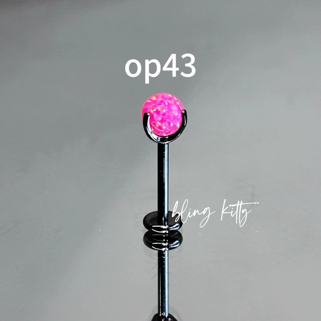 Opal helix piercing Earring Stud