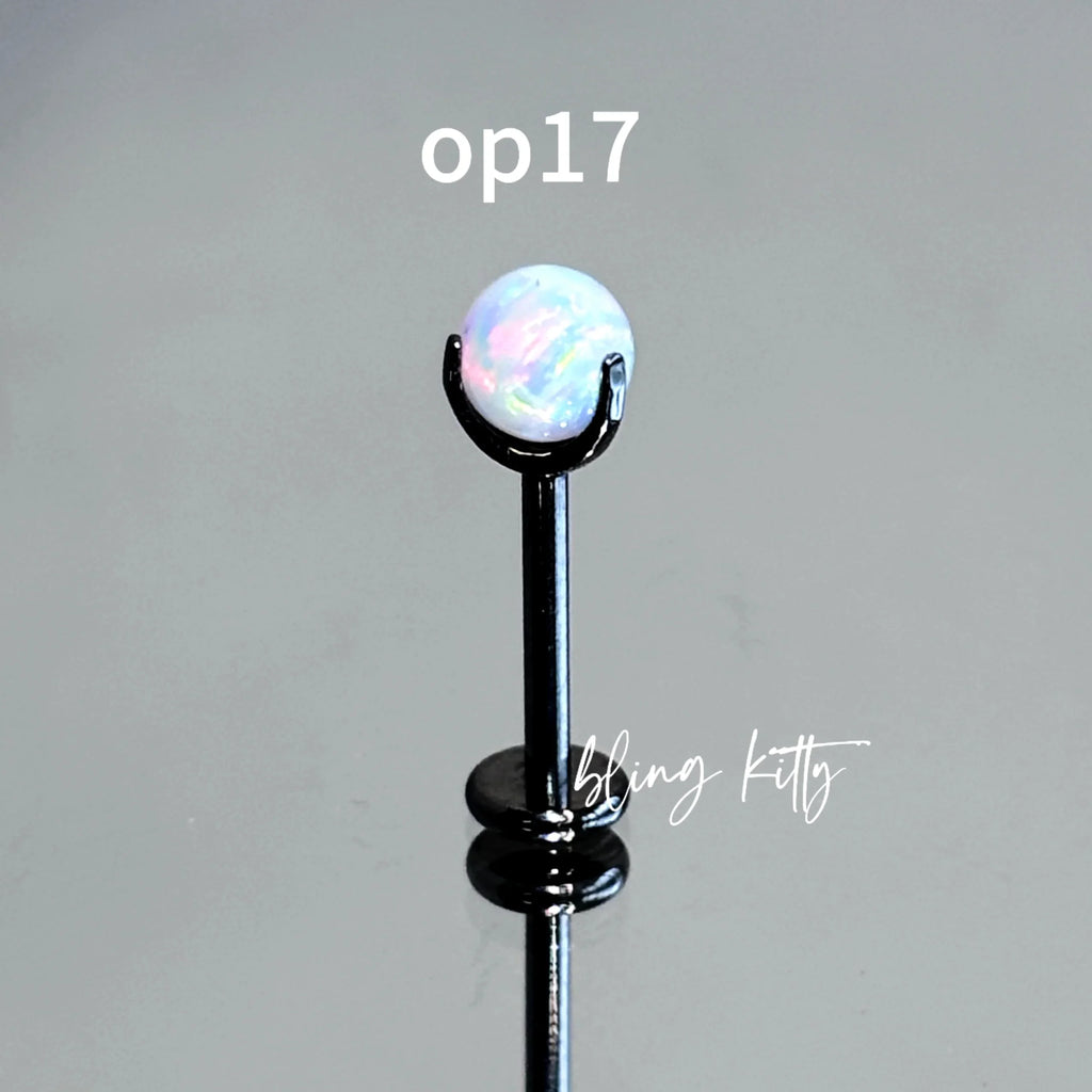 Opal helix piercing Earring Stud