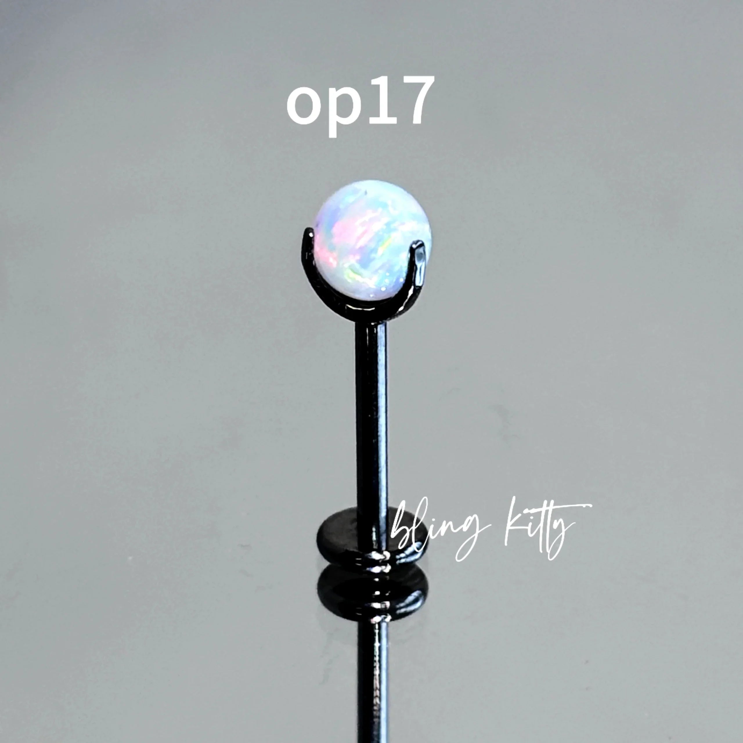 Opal helix piercing Earring Stud