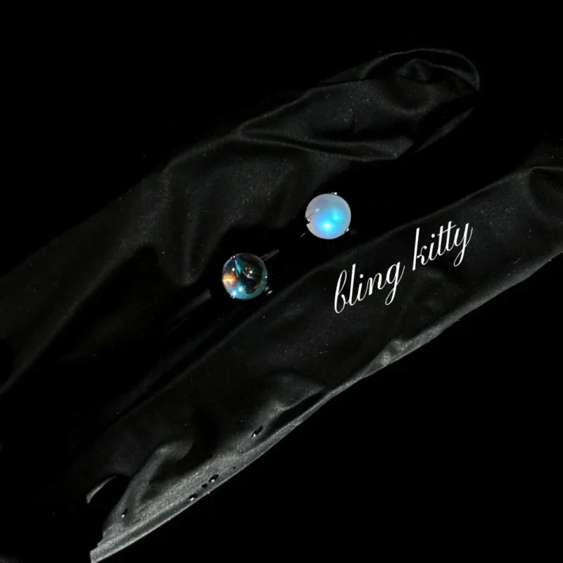 Moonstone Ear piercing Earring Stud