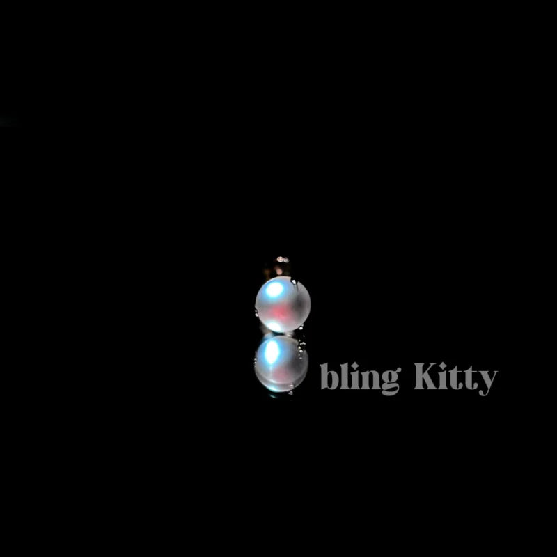 Moonstone Ear piercing Earring Stud