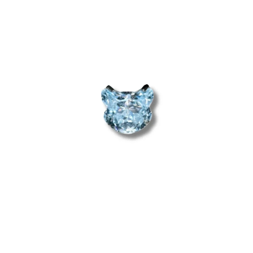 Maneki Neko gemstone Ear Piercing Earring Stud