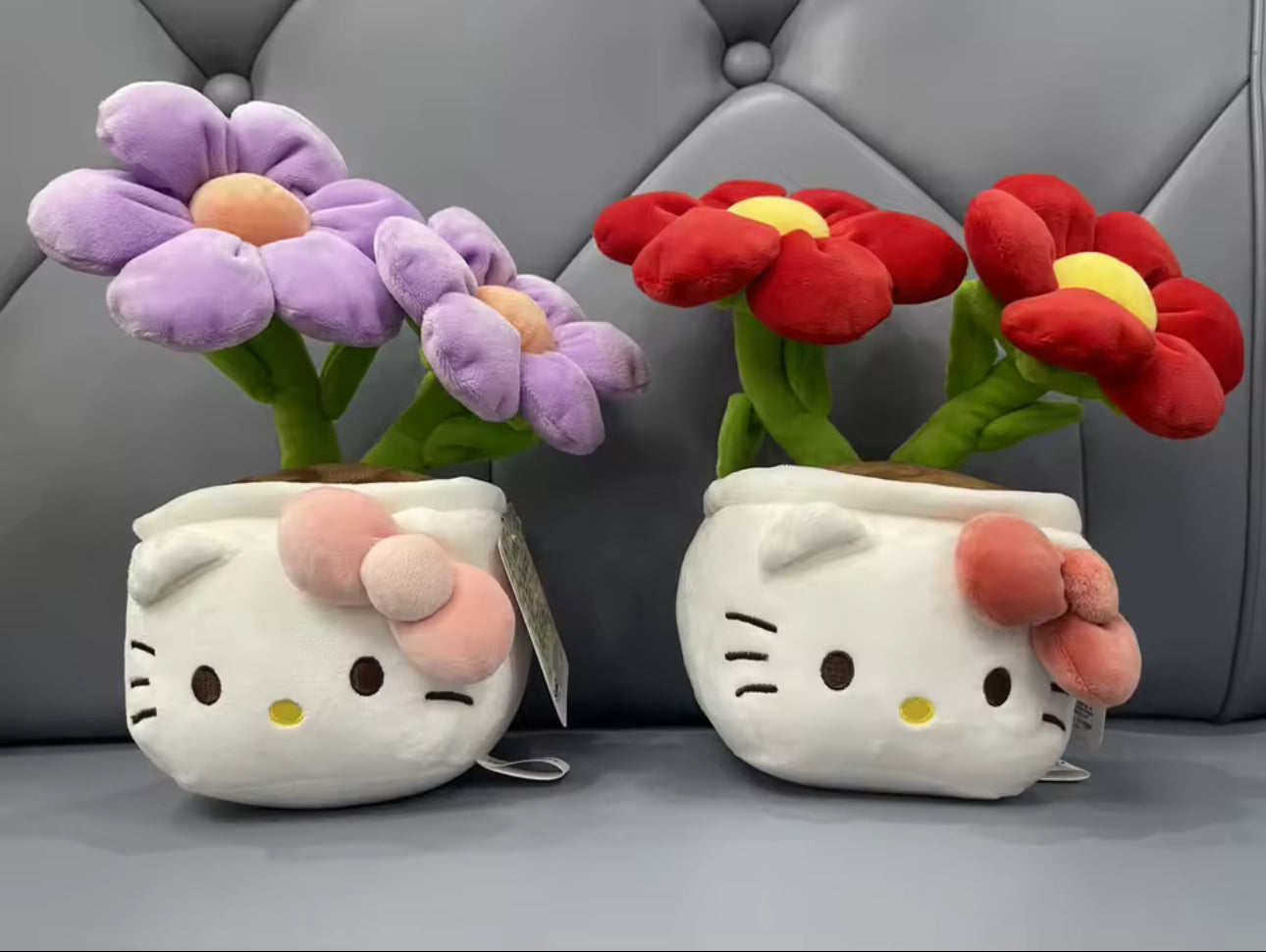 hello kitty flower plushie