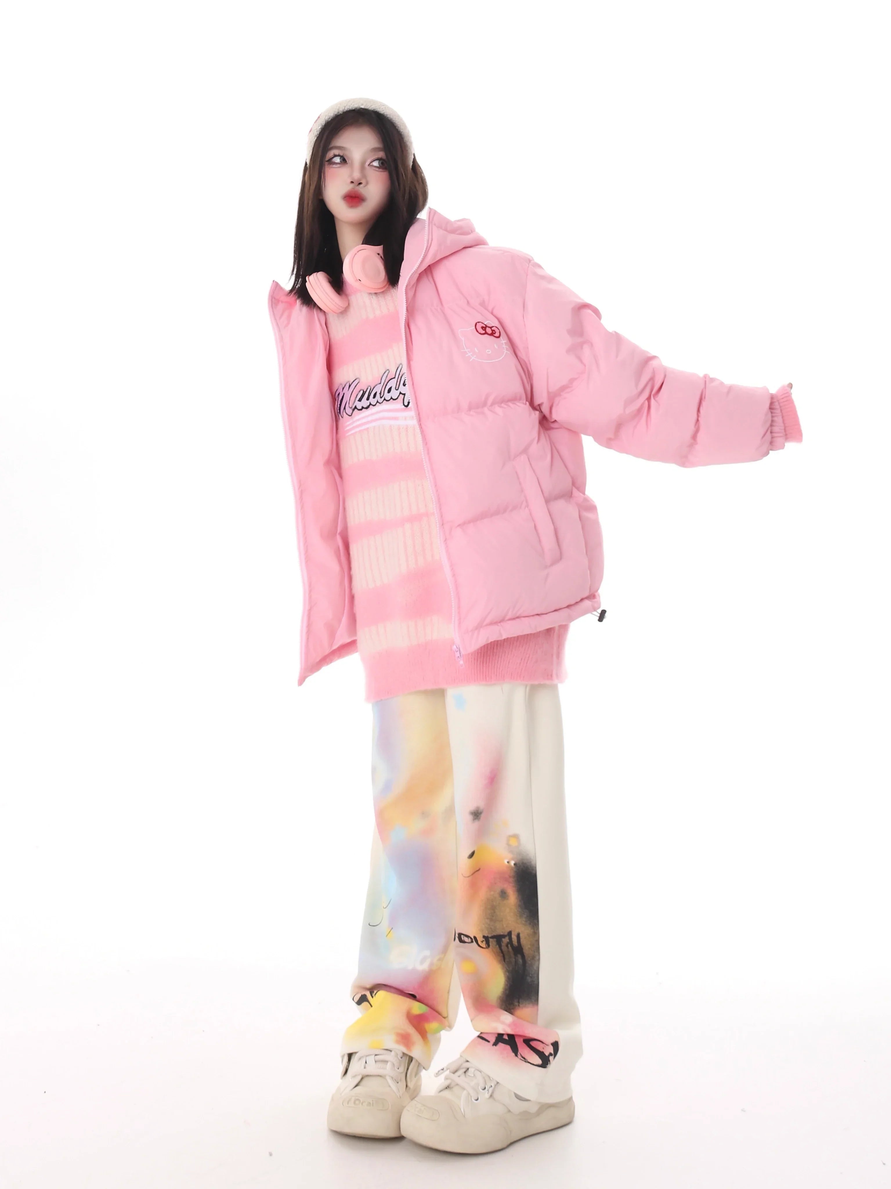 Hello Kitty Puffer Jacket 2024