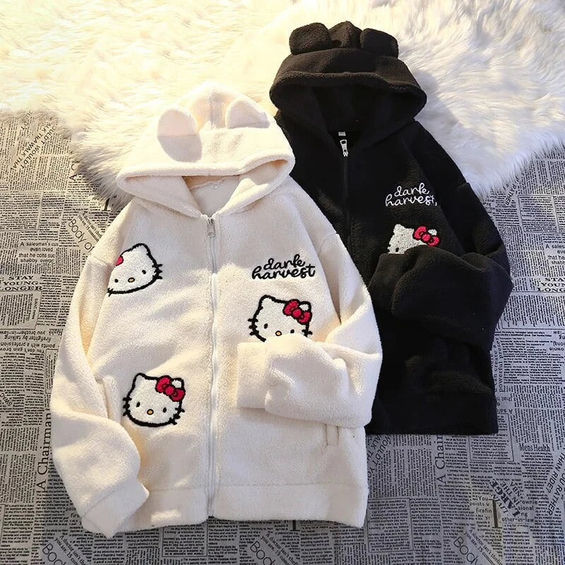 Hello Kitty fur Zip Hoodie Girl