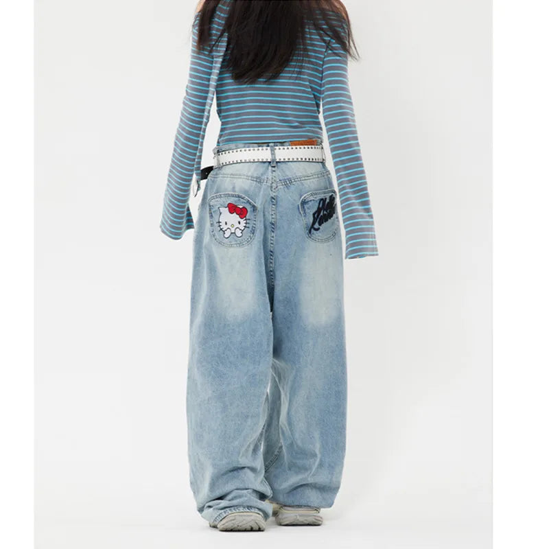 Sanrio Hello Kitty Baggy Jeans