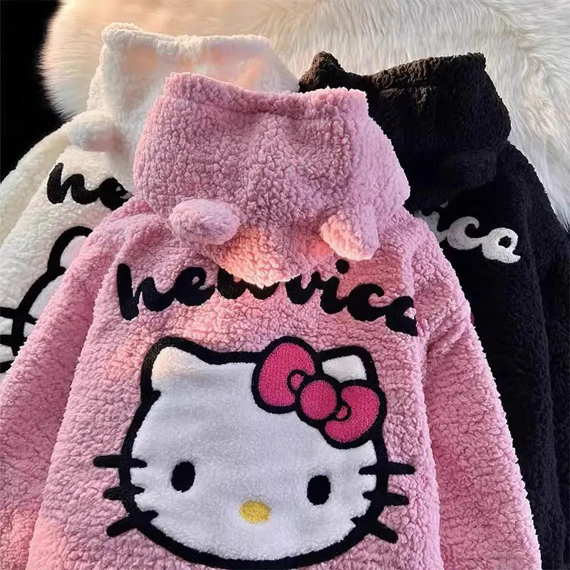 Hello Kitty fur Zip Hoodie Girl