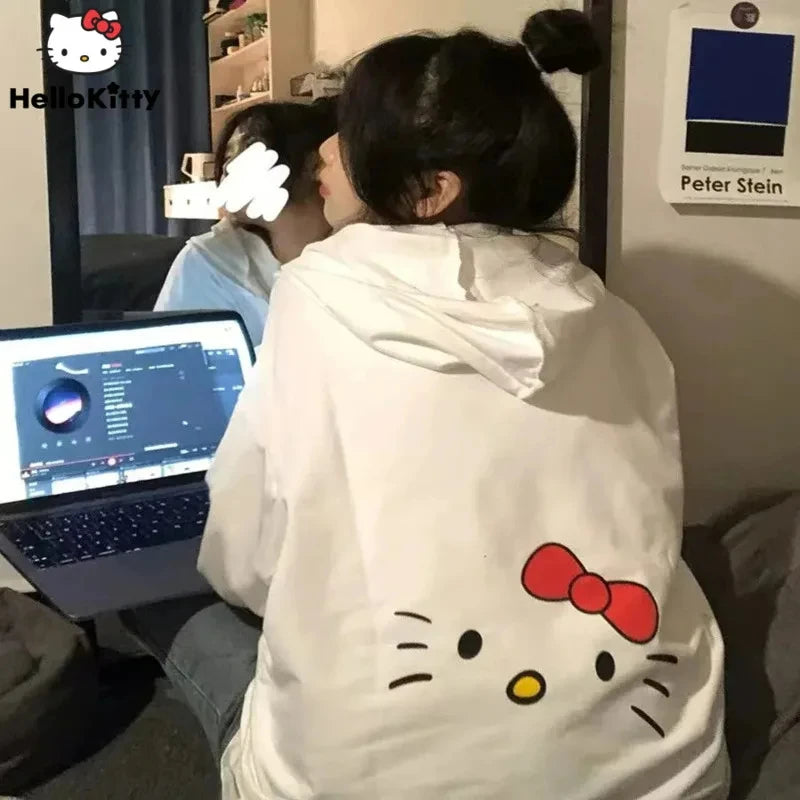 Kitty Print Hoodie