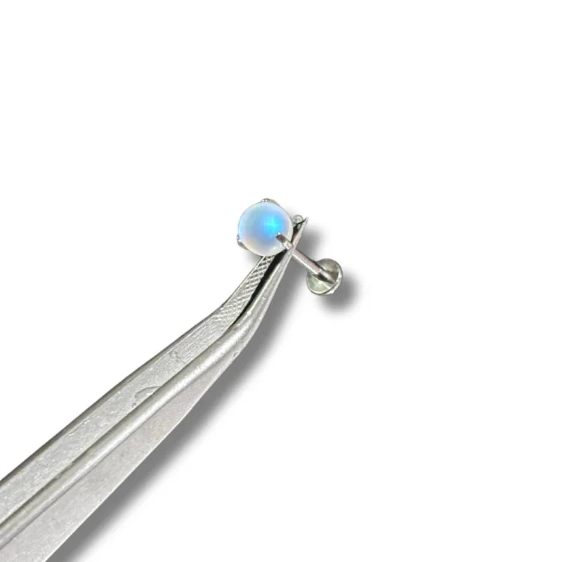 Moonstone Ear piercing Earring Stud