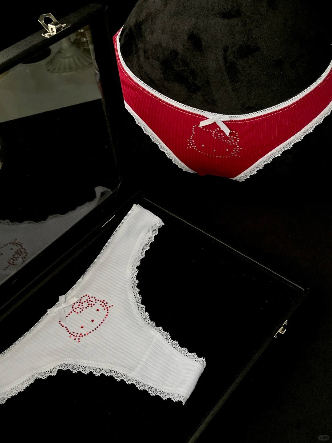 Hello Kitty Rhinestone Thong,Hello Kitty Underwear